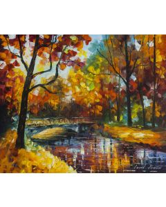 FOREST STREAM UNDER THE BRIDGE